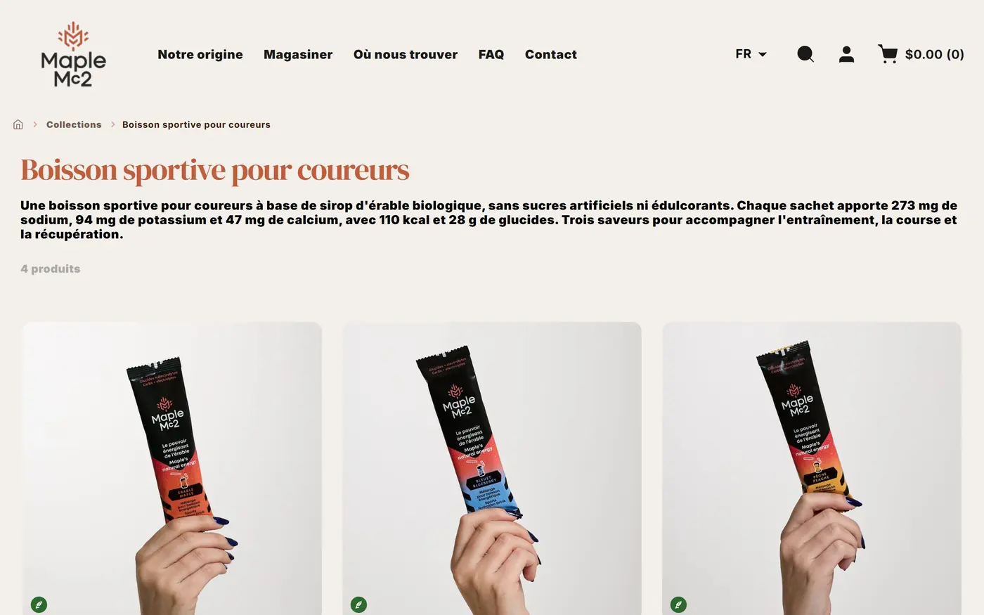 Collection d&eacute;di&eacute;e aux coureurs sur le site Maple MC2